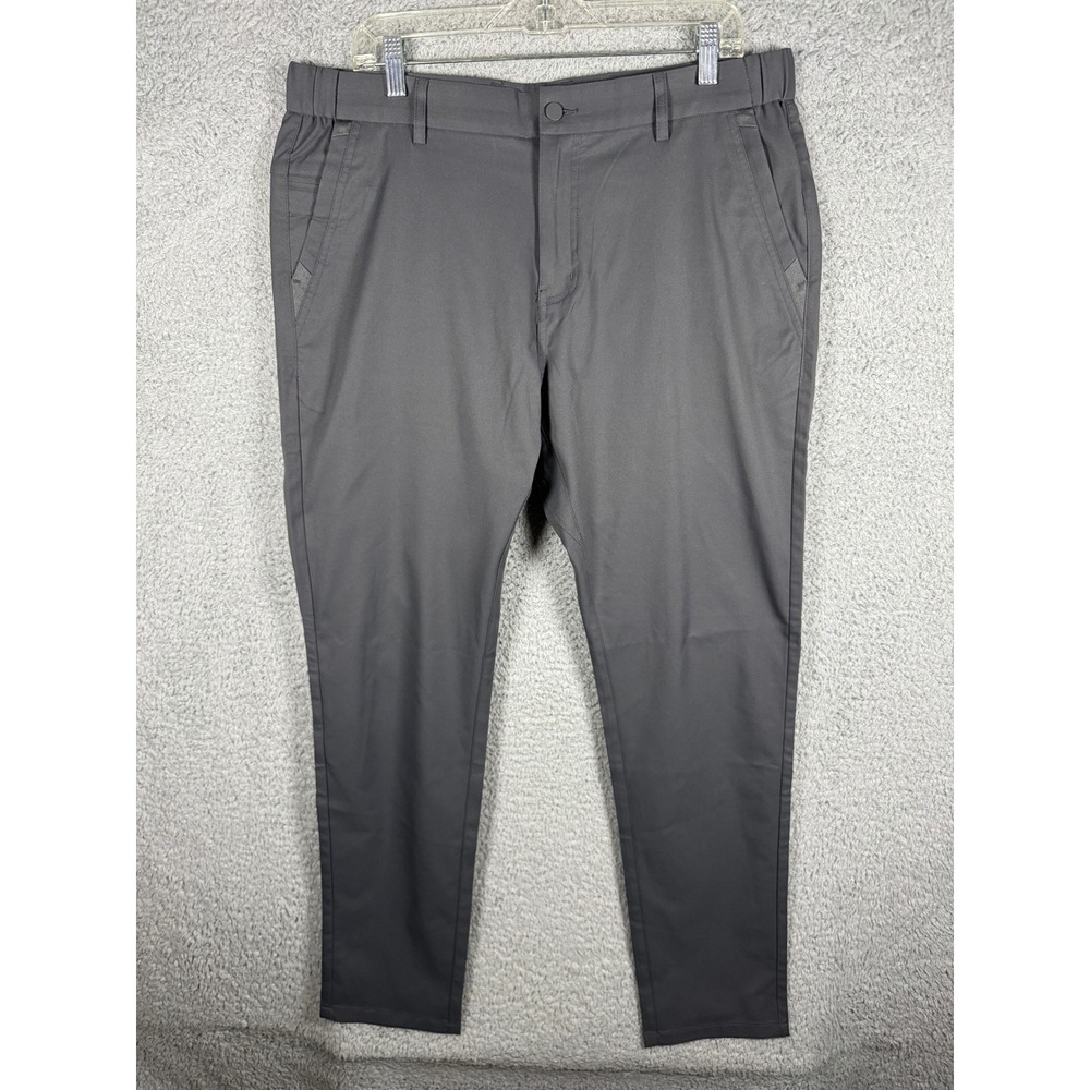 Jack Archer Charcoal Gray‎ Jetsetter Tech Pants Mens 36x31 Slim Tapered Chino